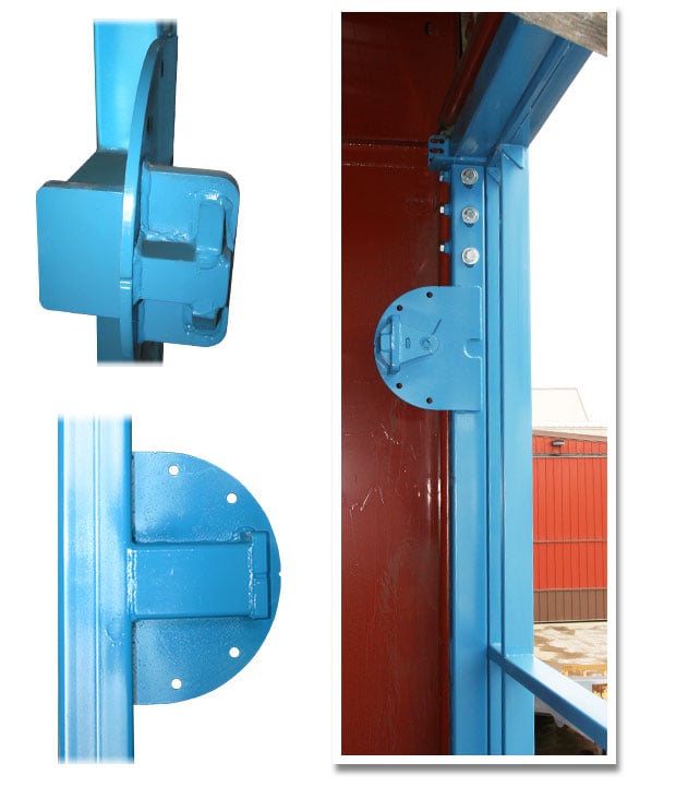 Schweiss build your own door - cylinder mounts and brackets