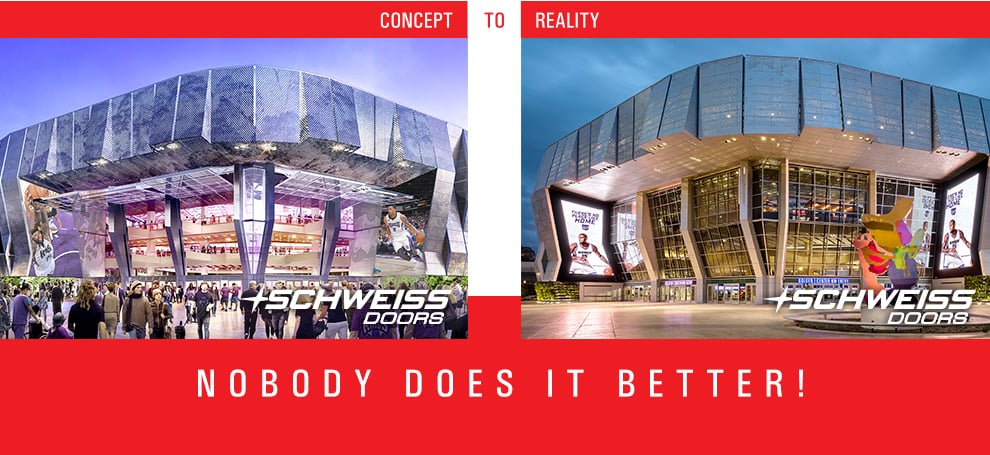 Five Stadium Doors goes from concept to reality in Sacramento, California