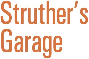 Struther's Garage title
