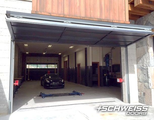 Schweiss Garage Doors opens up for Sports Cars