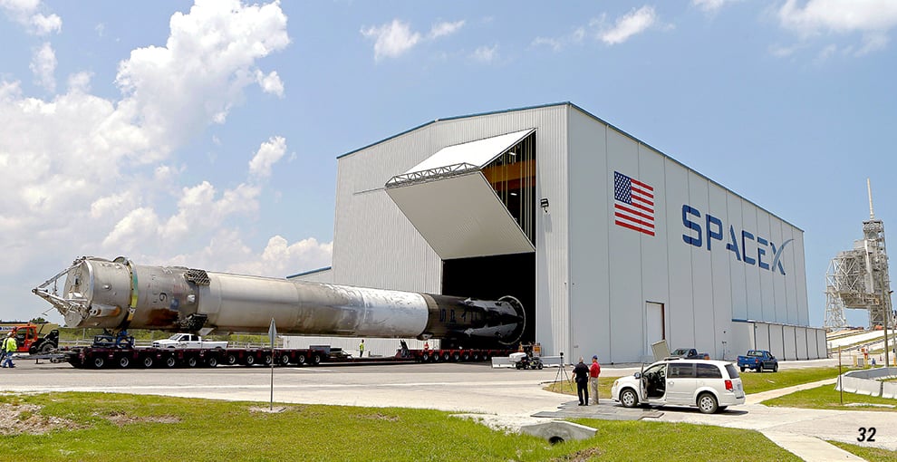 Large bifold Rocket Hangar Doors