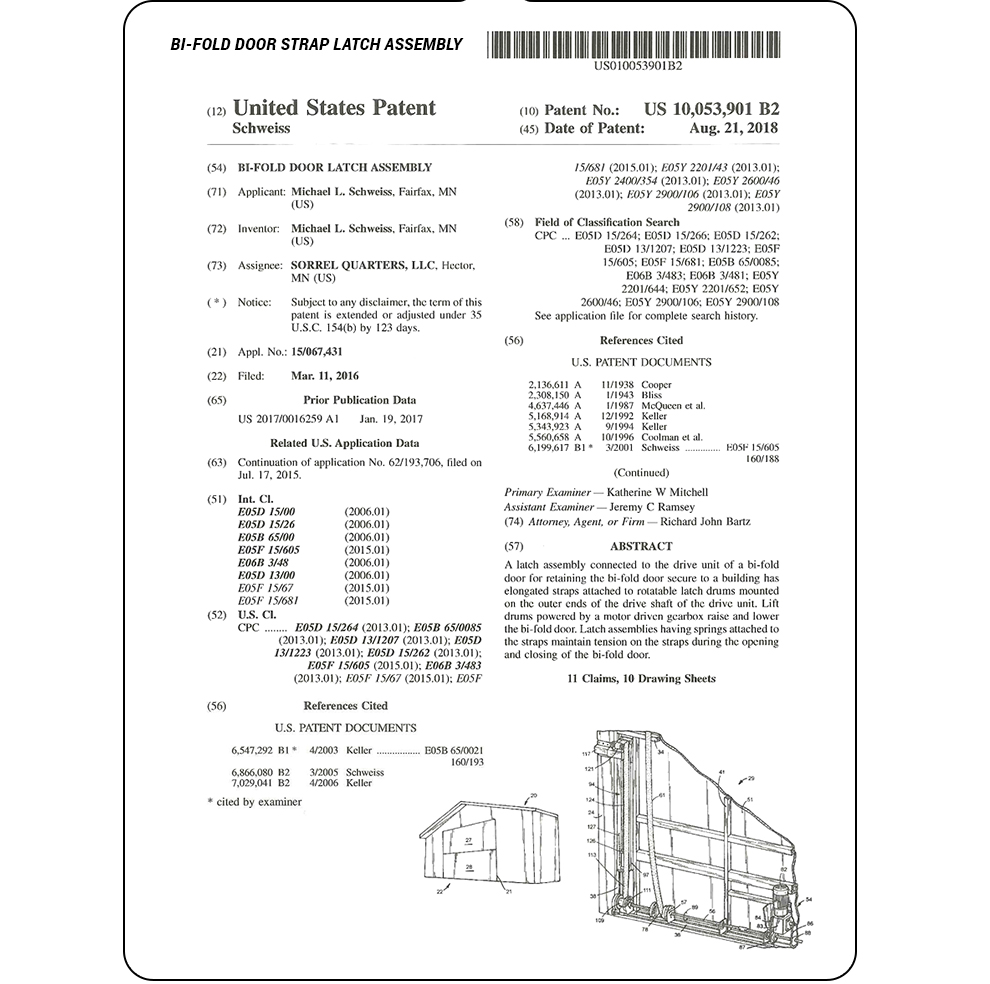 Strap Latch Assembly Patent- Drawings