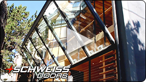 Schweiss Residential Door in Santa Monica and Hollywood homes