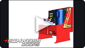 Schweiss Red Power hydraulic unit outdoes the competition.