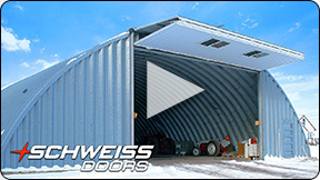 Schweiss Liftstrap doors superior to cables