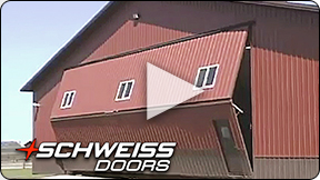 Red Schweiss hydraulic door Opening and Closing