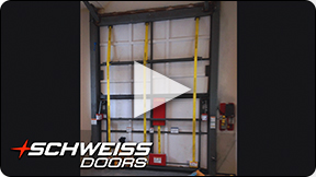 Inside concealed Schweiss RV Door